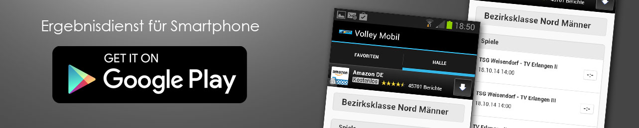 Ergebnisdienst Volley.de App